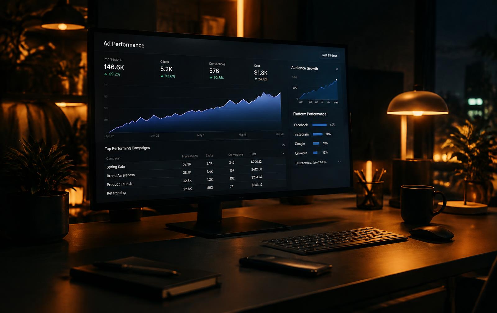 Ad performance dashboard